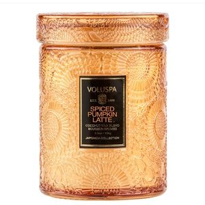 Brand new Voluspa Spiced Pumpkin Latte candle
